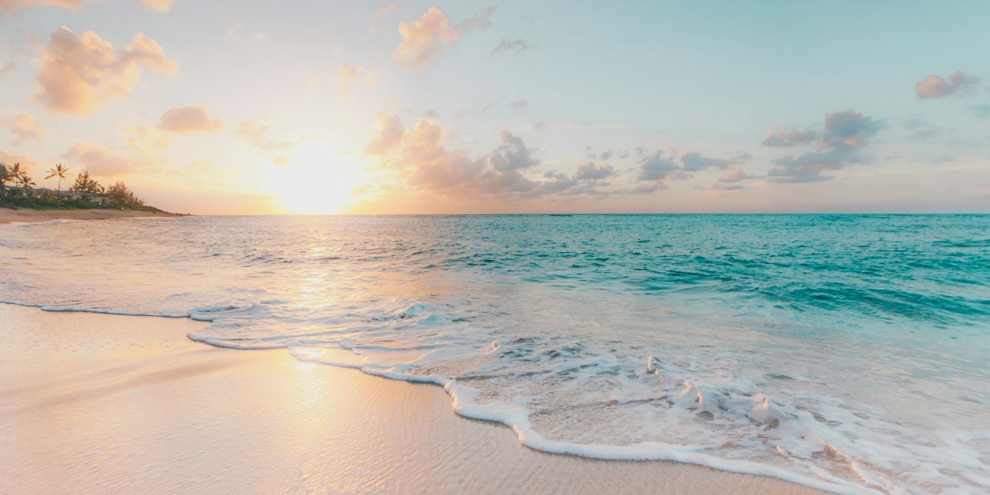 Beach at sunset